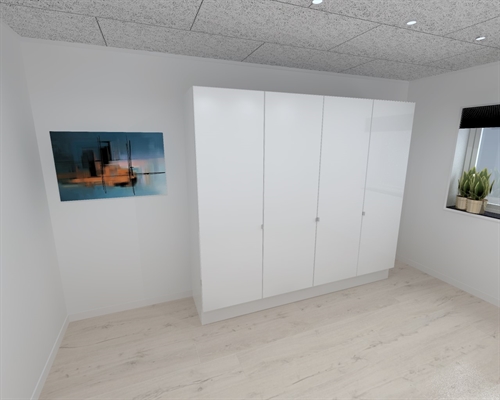 Kitchn Garderobeskab med 4 låger 240 cm